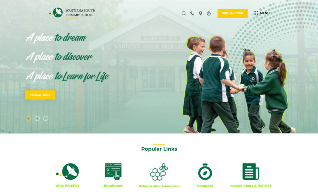 Website Design Melbourne - Wantirna South Primary