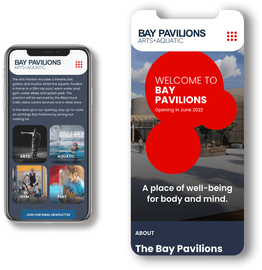 Bay Pavilions Designed by OP Digital Solutions in Melbourne